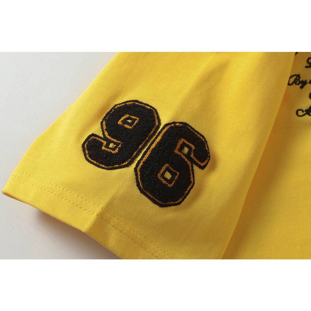 Nostalgia T Shirts Embroidered Short Sleeve T-Shirt Summer Loose Top