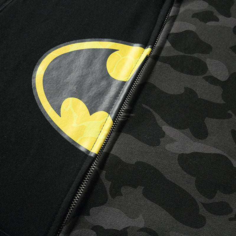 Ape Hoodie Camo Batman Zip Fleece Hooded Cardigan Shark Head Sweater Jacket