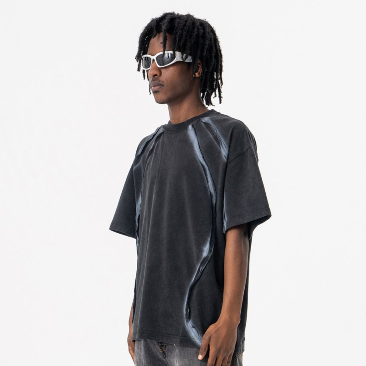 Vic Streetwear Summer Oversize Crew Neck Short Sleeve T-Shirt