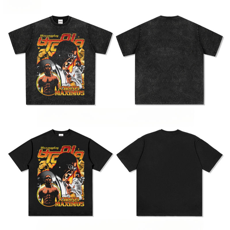 Marcas streetwear usa Travis Scott print t-shirt