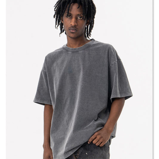 Vic Streetwear Summer Oversize Crew Neck Short Sleeve T-Shirt