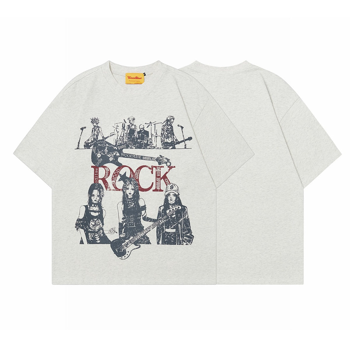 90s West Coast Hip Hop Fashion T Shirts Vintage Hip Hop Rock Teen Band Print T-Shirt
