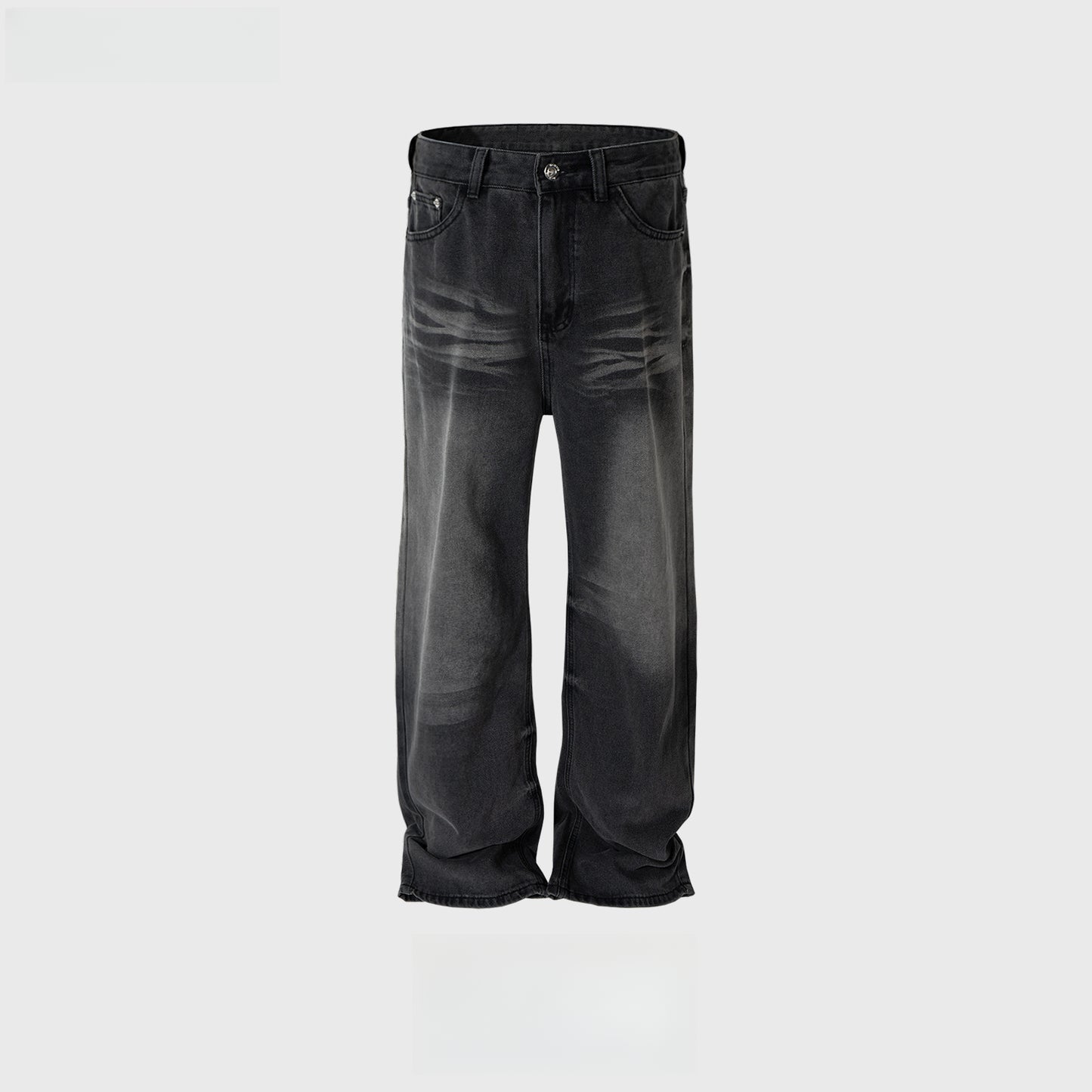 Rock Revival Jeans Vintage Trousers Straight Wide-Footed Jeans