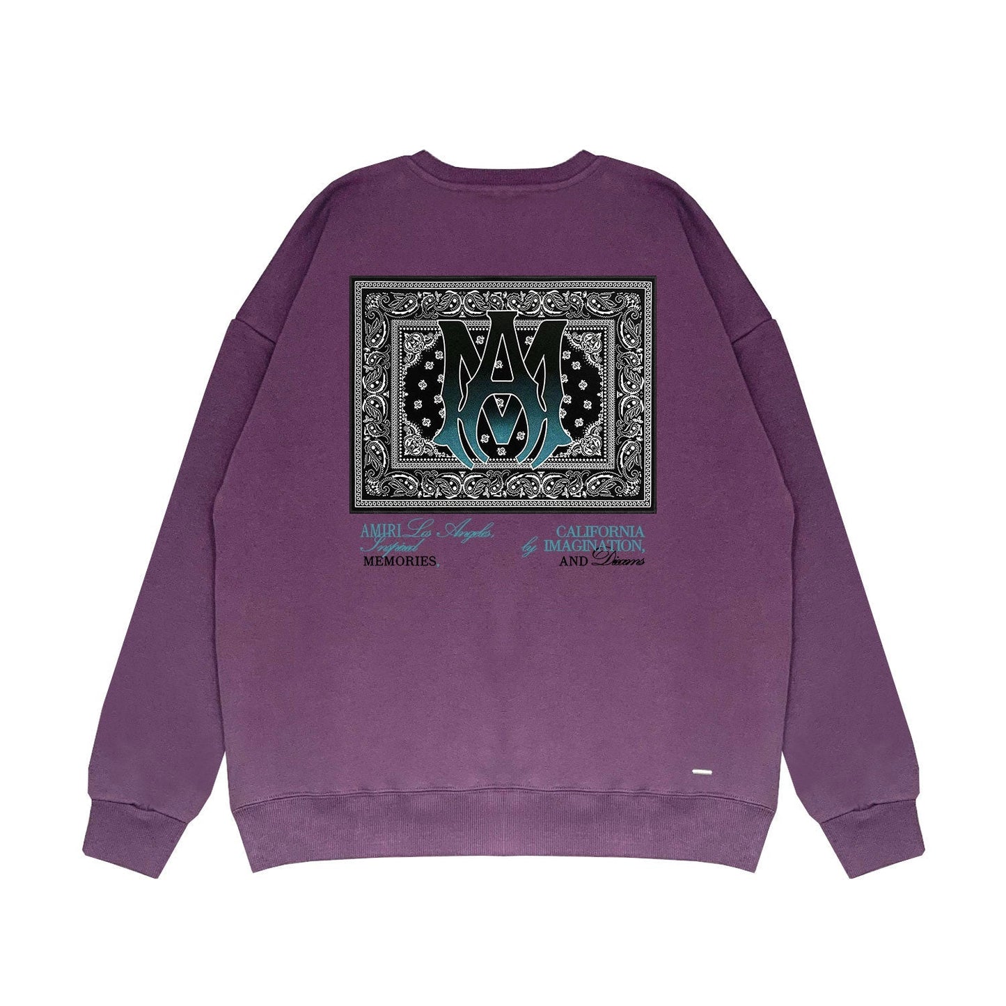 Amiri Sweatshirt Printed Trendy Pure Cotton