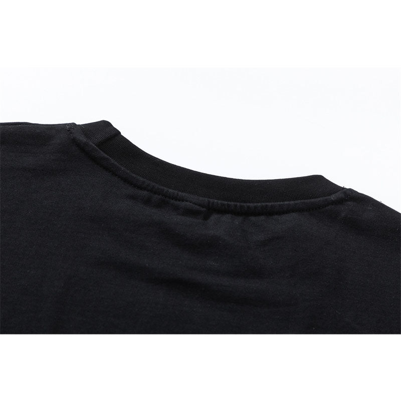 Vintage Tišö Rt Graffiti Crew Neck Short Sleeve T-Shirt Summer Loose Casual Top