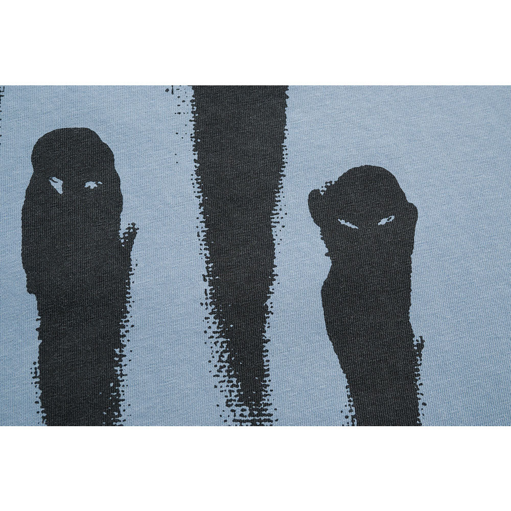 Nostalgia T Shirts Short Sleeve T-Shirt Washed Old Tie-Dye T-Shirt