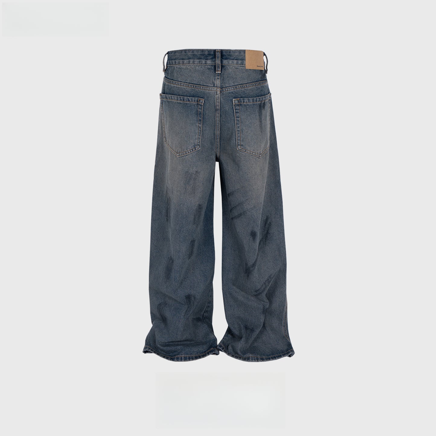 Rock Revival Jeans Wide Leg Jeans Old Blue Trousers