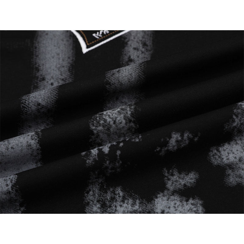 Stone Wash T shirt Retro Old Short Sleeve POLO Shirt
