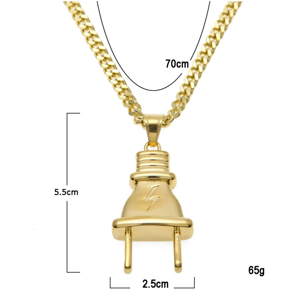 Jewelry 'Plug ' necklace
