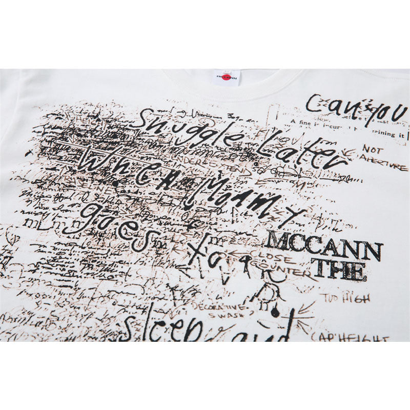 Casual Street Wear Vintage Short Sleeve T-Shirt