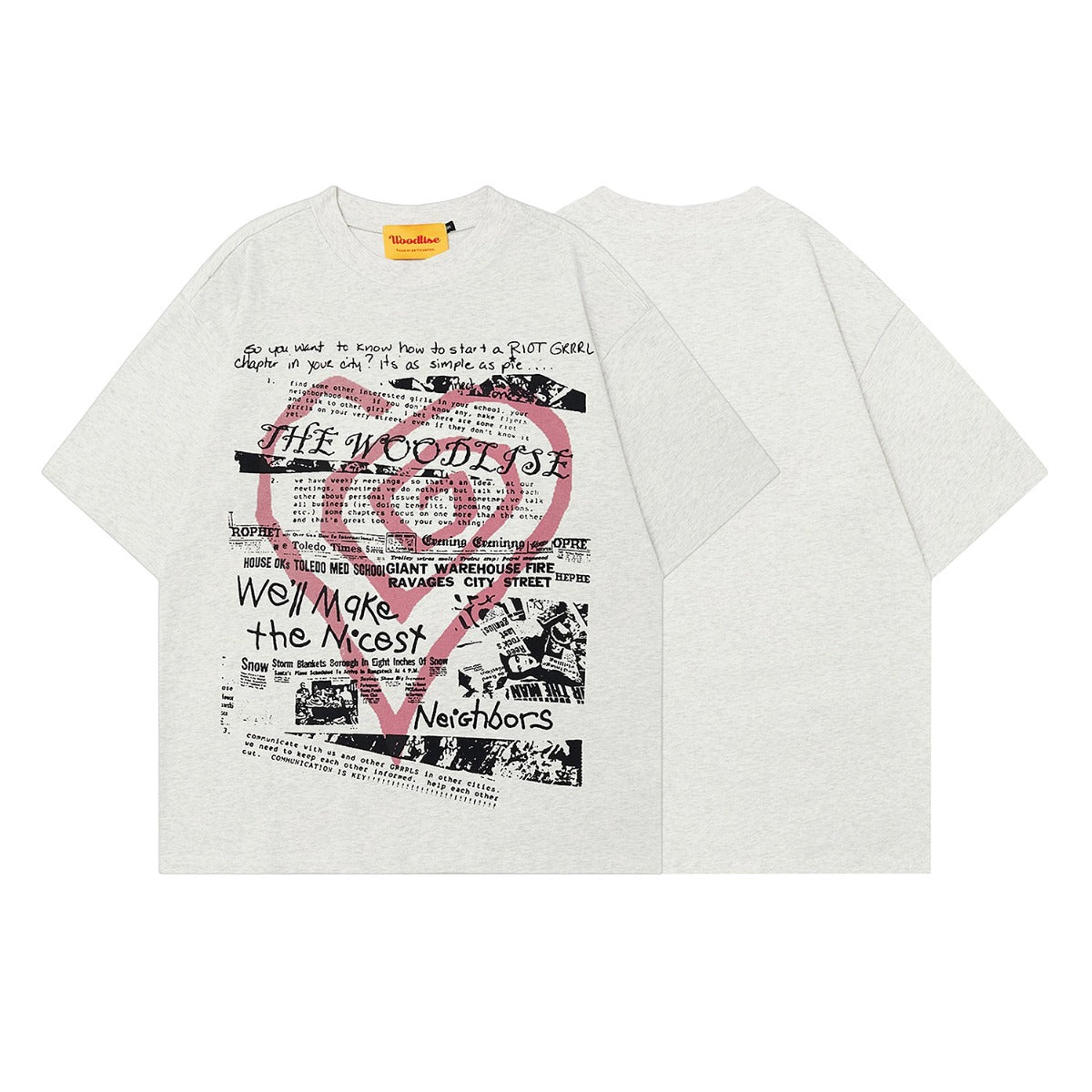 90s West Coast Hip Hop Fashion T Shirts Graffiti Love Short Sleeve Casual Loose T-Shirt