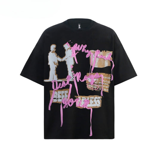 80s And 90s Vintage T Shirts Retro Loose Top tee