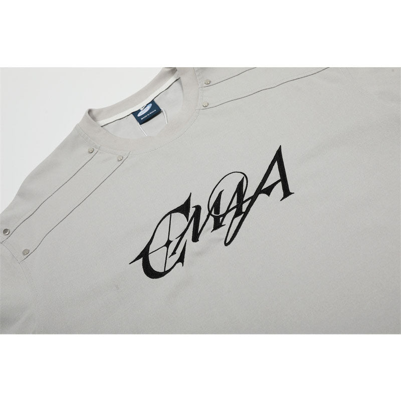 US drip outfits Summer Vintage Casual Loose Short Sleeve T-Shirts