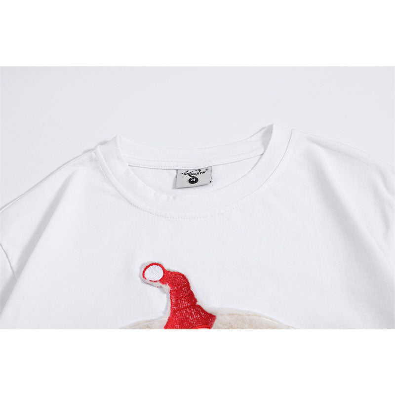 Camisetas streetwear Summer Vintage Puppy Casual Loose Short Sleeve T-Shirt
