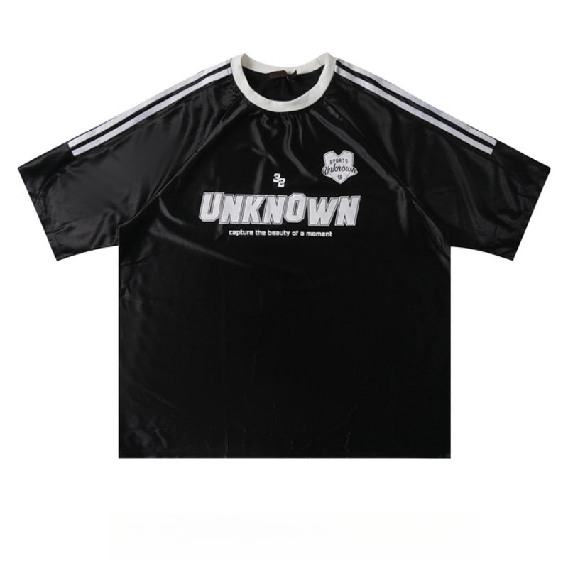 Racing oversized t shirt short sleeve t-shirt