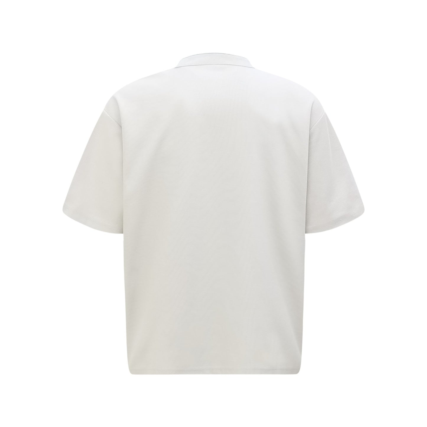 T shirt vintage usa summer open neck stand-up collar T-shirt short sleeve
