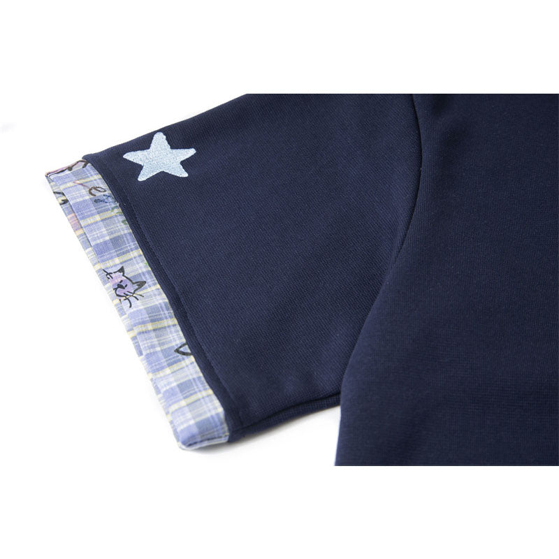 Casual Street Wear Vintage Short Sleeve T-Shirt Lapel POLO Shirt