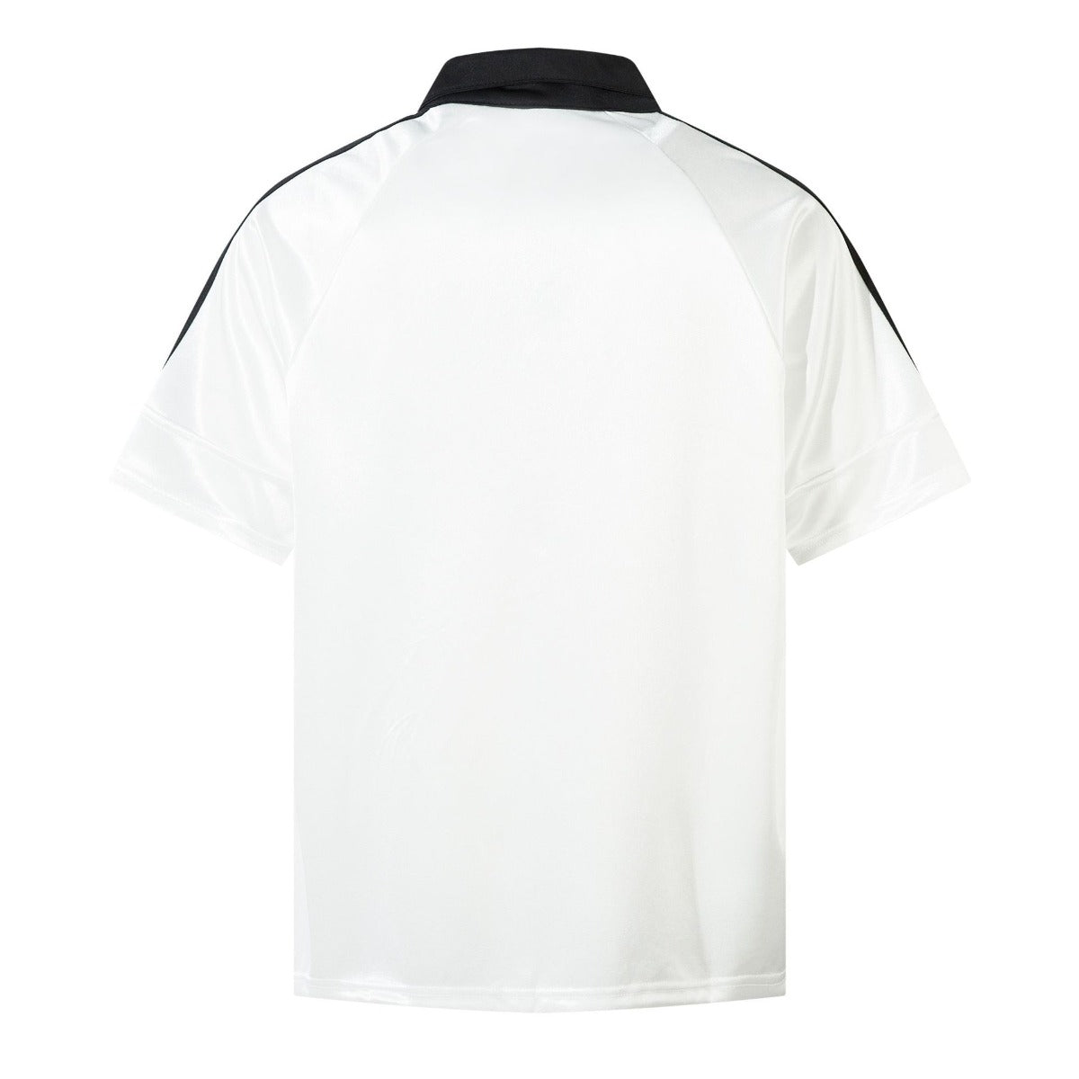Retro Style Shirt For Men Summer Short Sleeve Flame Embroidery Sports Polo Shirt Lapel