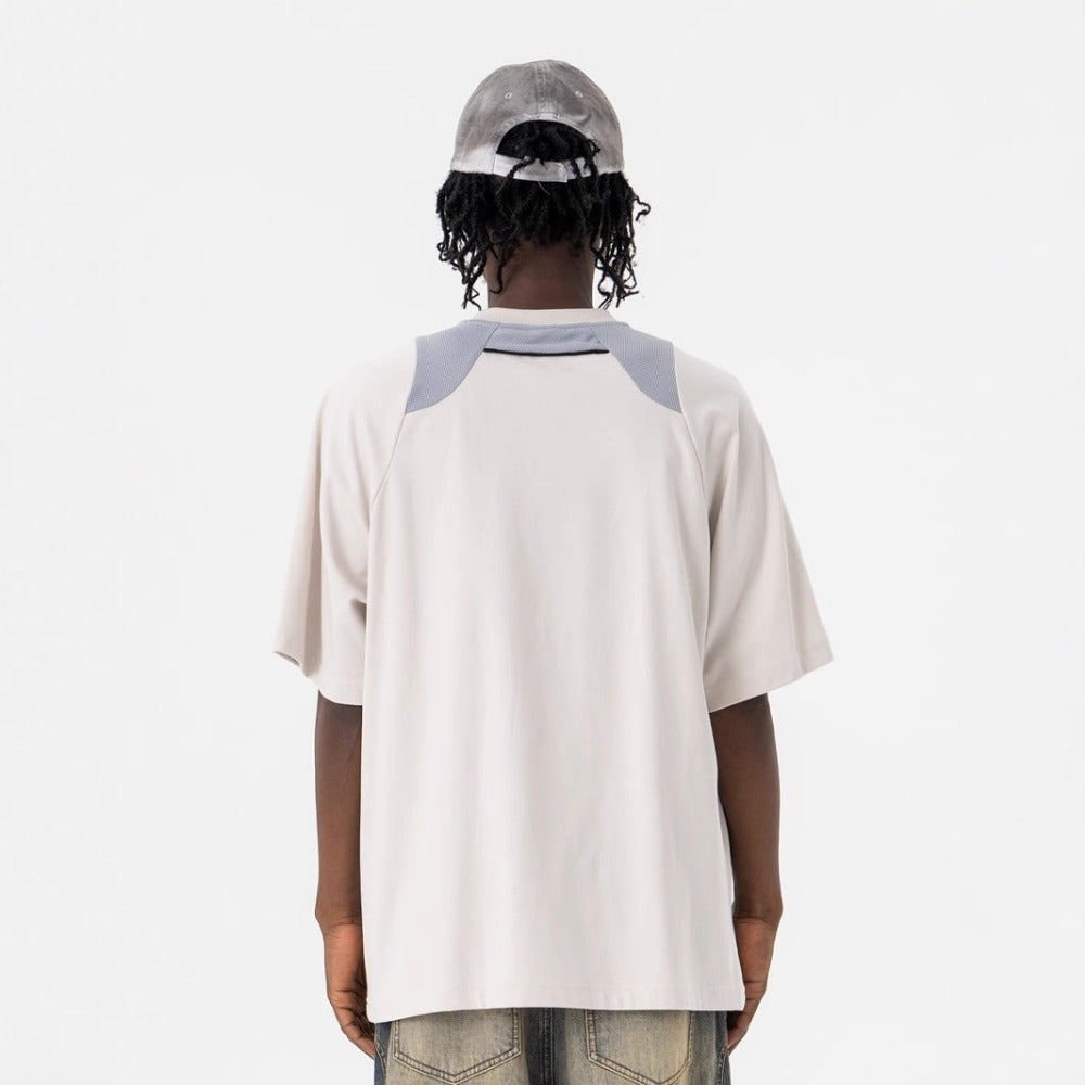 Vic Streetwear Summer Quick Drying Vintage Sports Short Sleeve T-Shirt Loose