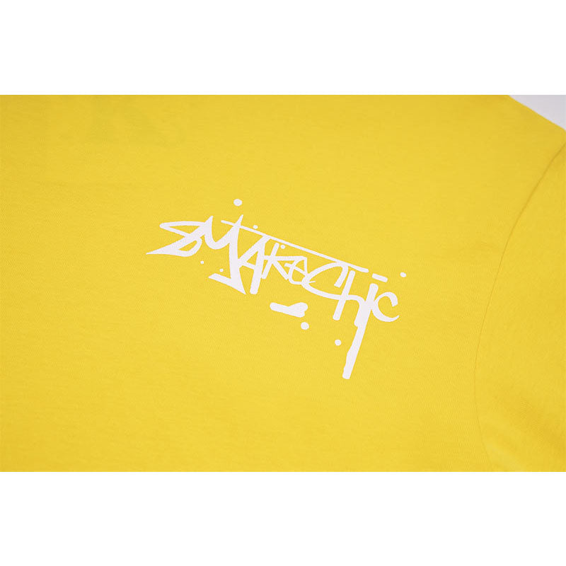 Marcas De Streetwear Poker Print Short Sleeve T-Shirt
