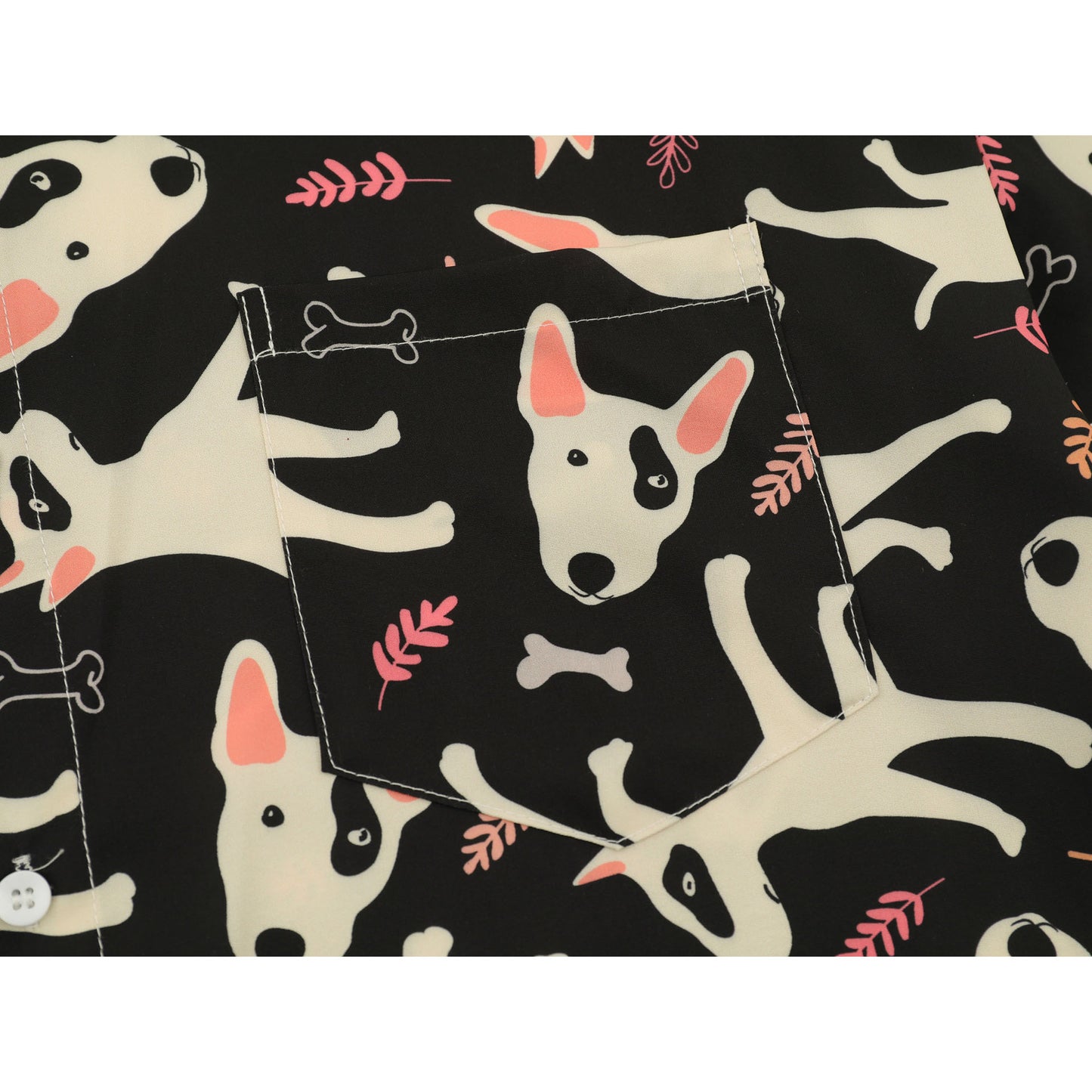 US drip outfits summer cartoon puppy print casual short-sleeved shirt T-Shirts