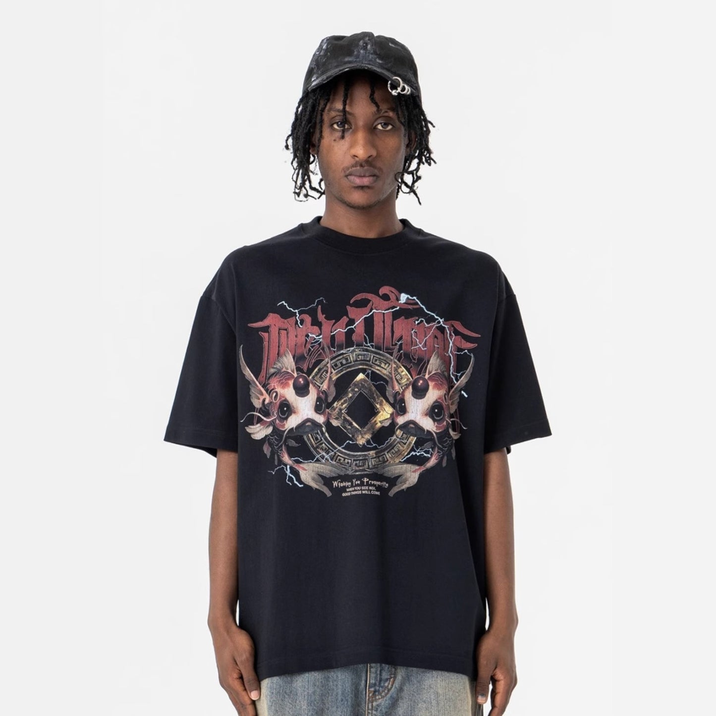 Vic Streetwear Summer Casual Loose Short Sleeve T-Shirt