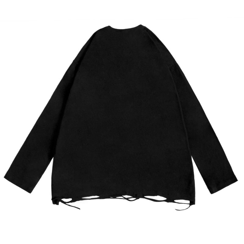 Vintage T Shirts Hip Hop Spring and Autumn Long Sleeve T-Shirt Hip Hop Loose Top