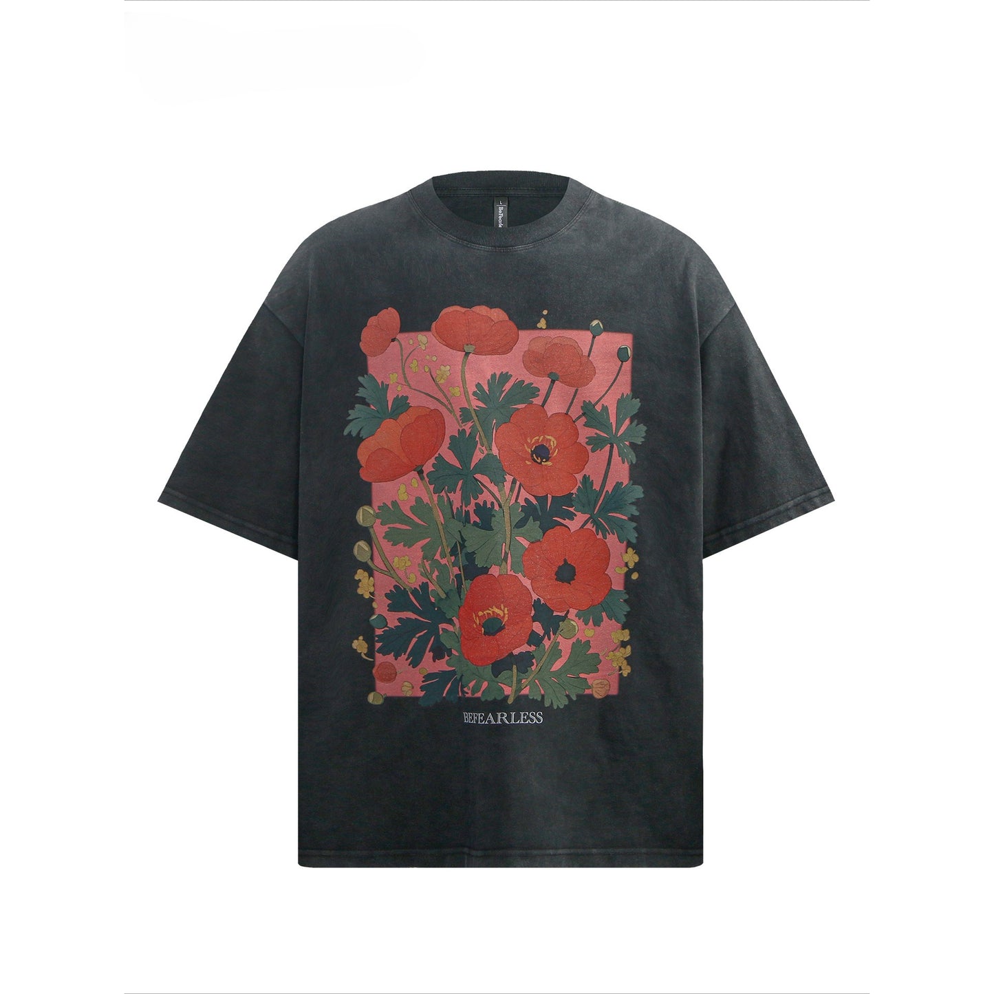 80s And 90s Vintage T Shirts Make Old Floral Short Sleeves Summer Loose For Men And Women
