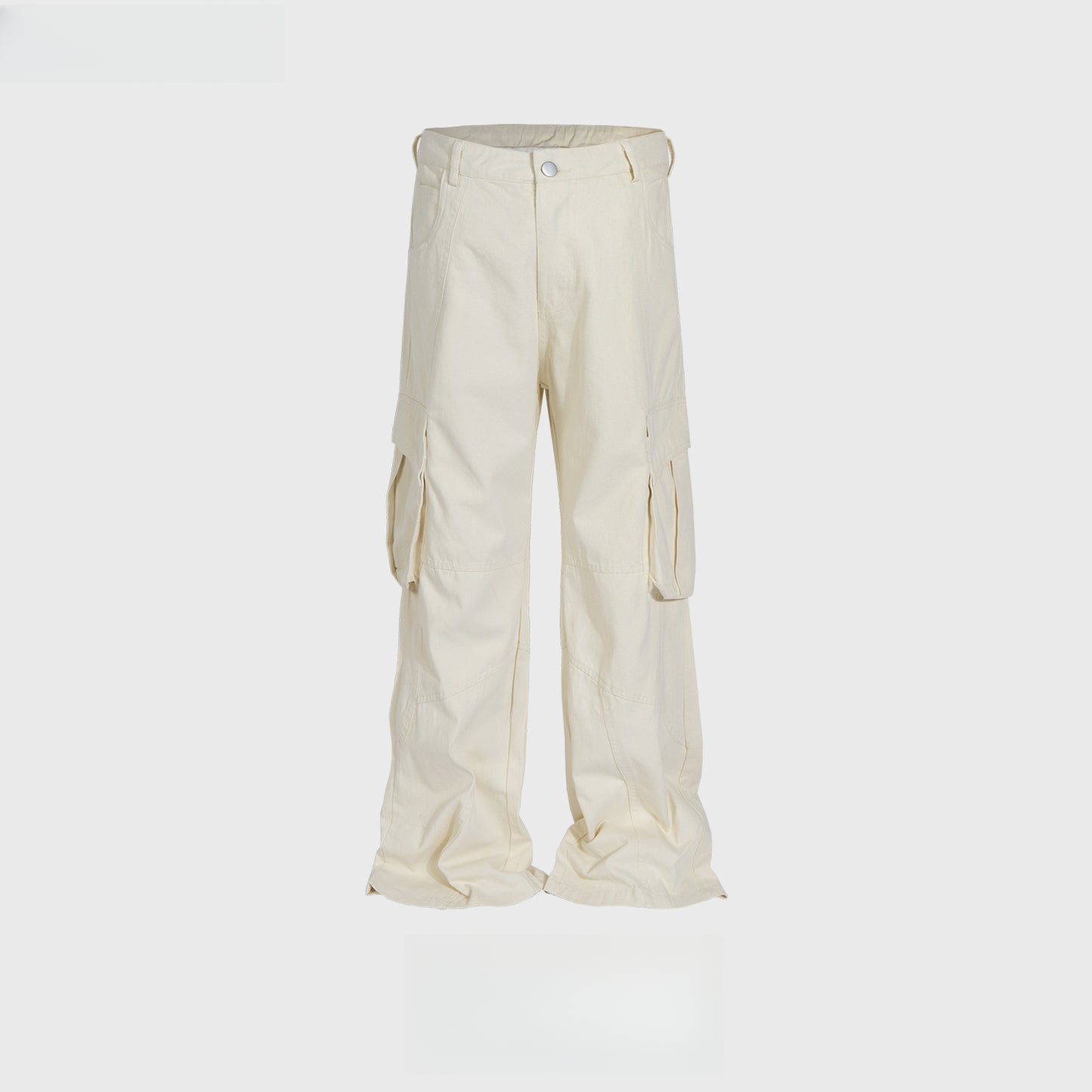 Rock Revival Jeans Multi-Pocket Trousers Straight Wide-Foot Casual Pants