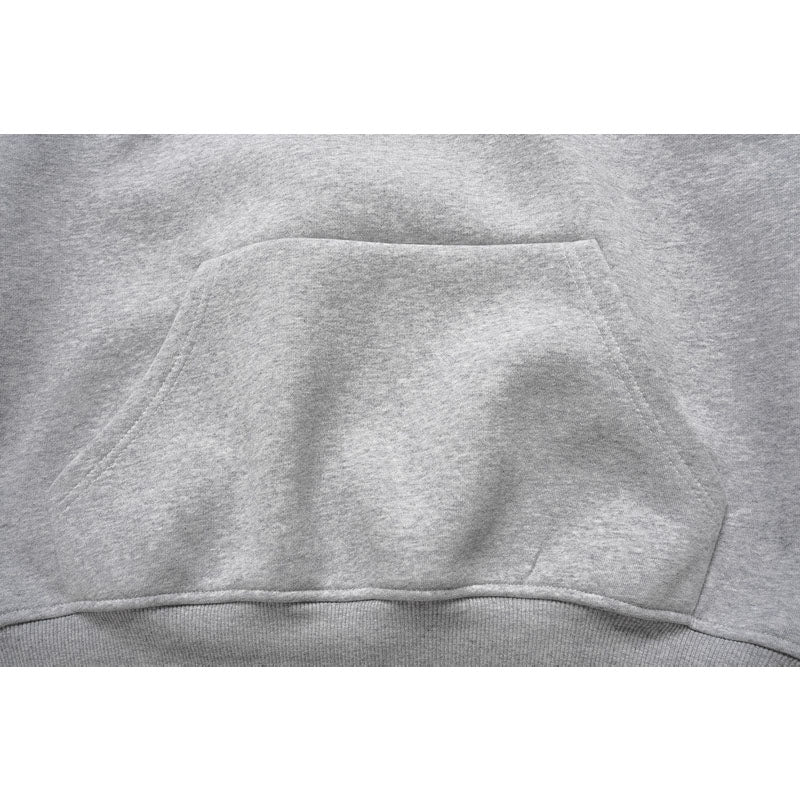 Streetwear Hoodie Vintage Alphabet Embroidered Hooded Sweater Oversize Loose Hoodie