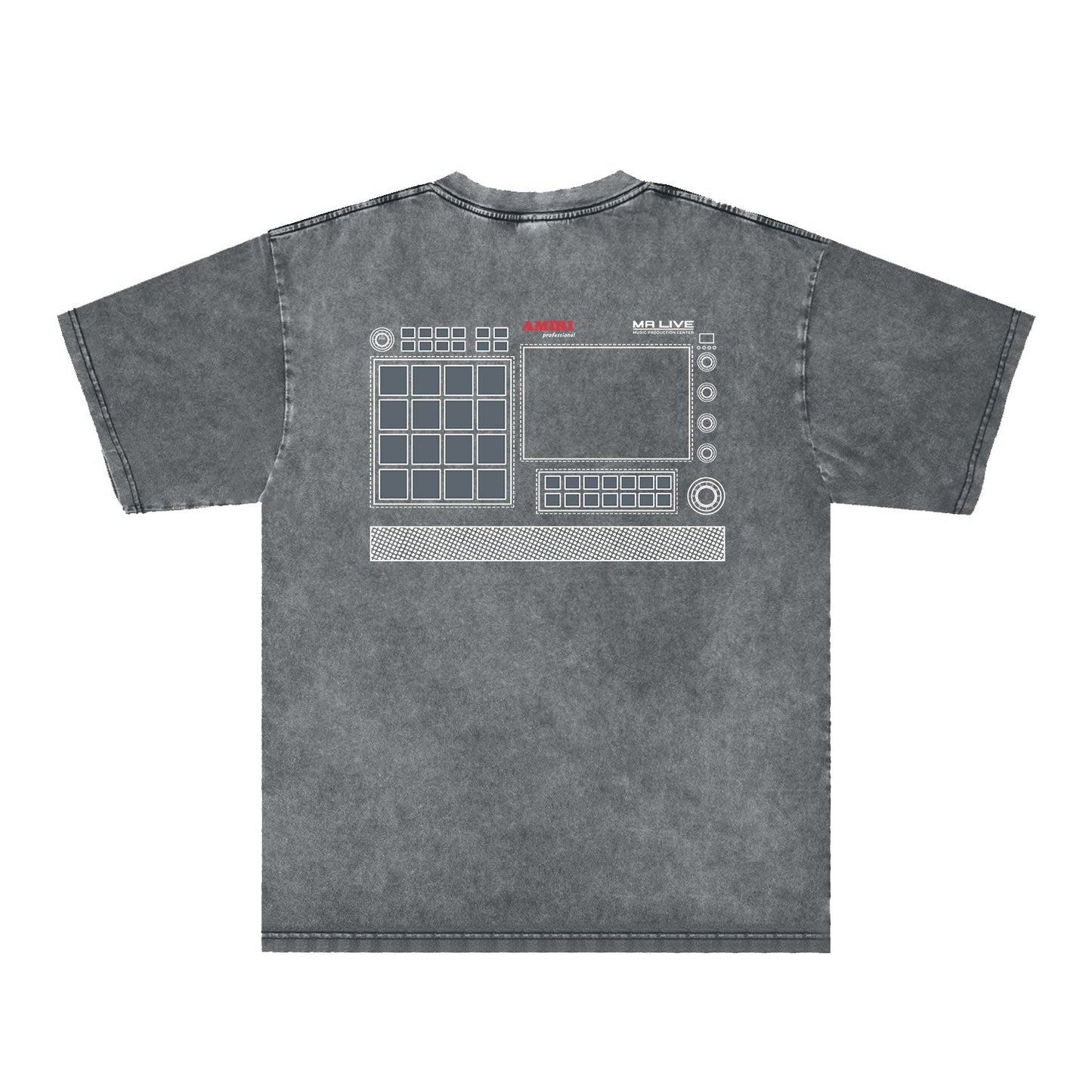 Amiri Washed Distressed T Shirt Printed Trendy Pure Cotton