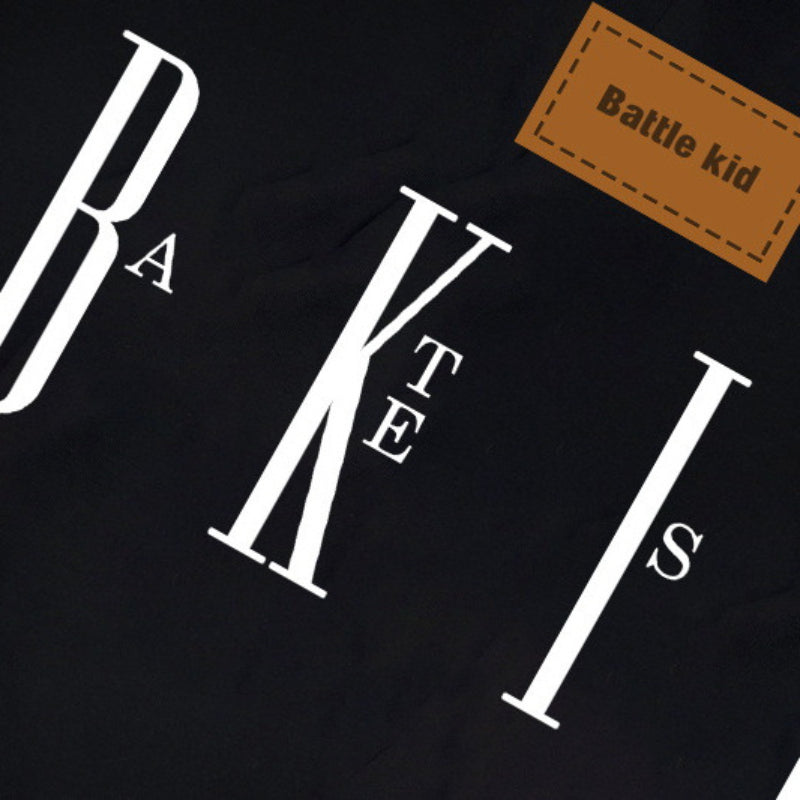 Ropa Vintage Hombre Alphabet Print Short Sleeve T-Shirt