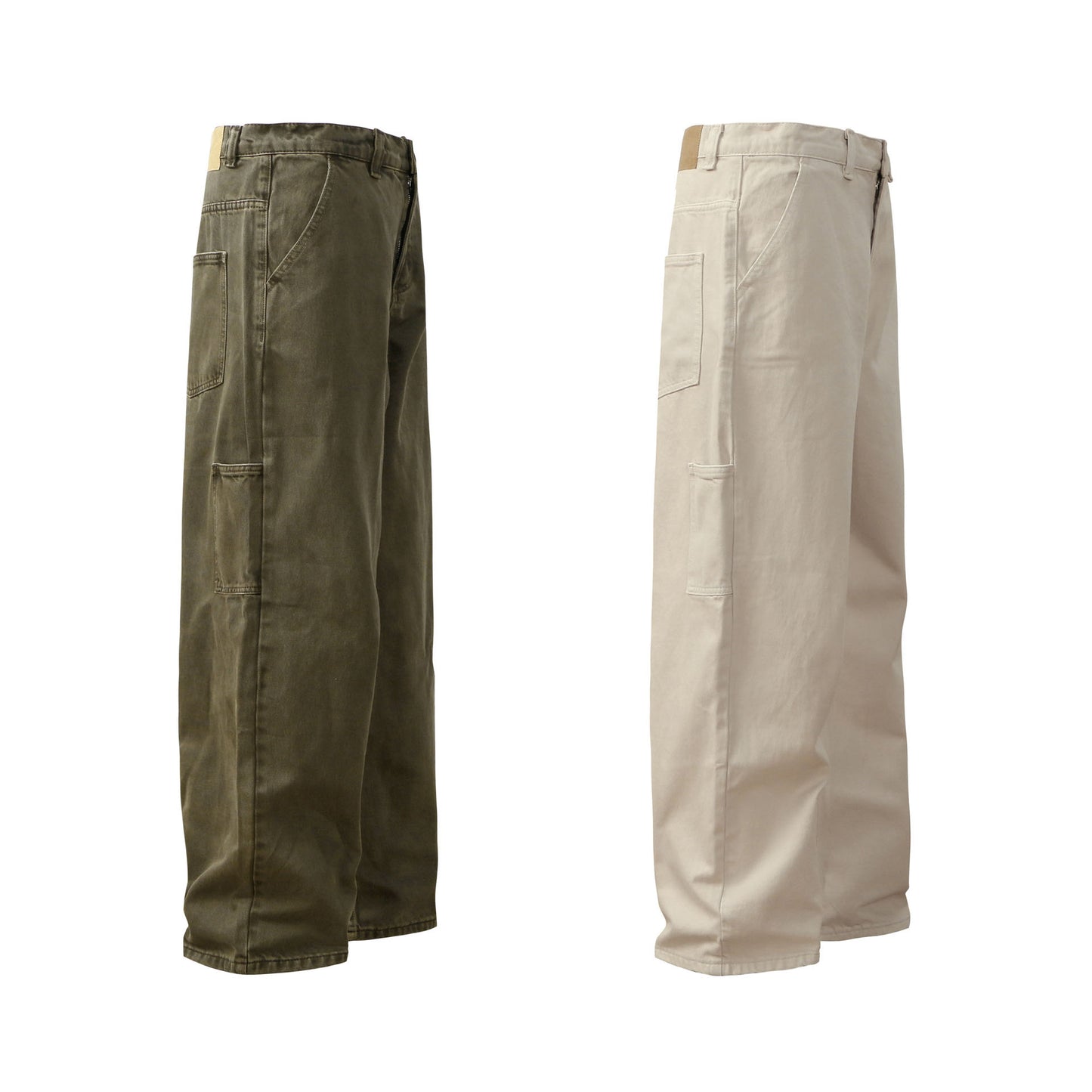 Hip Hop Pants For Boys Retro Washing Old Color Straight Pants Loose Casual Pants