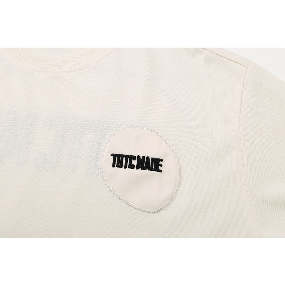 New York Hip Hop Style Vintage Alphabet Short Sleeve Loose T-Shirt