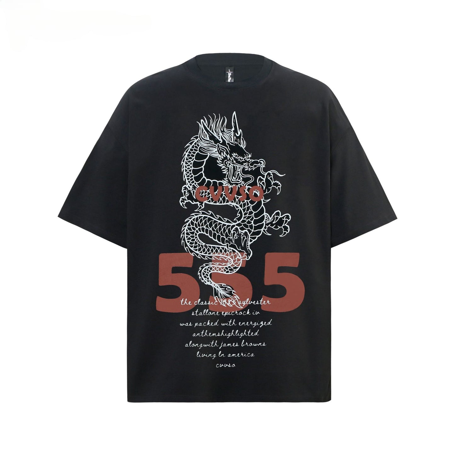 80s And 90s Vintage T Shirts Letter Short Sleeve Men's and Women's Summer Loose