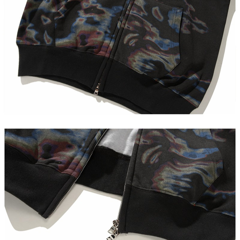 Ape Hoodie Thermal Imaging Camouflage Shark Hooded Cardigan Zip Sweater Jacket