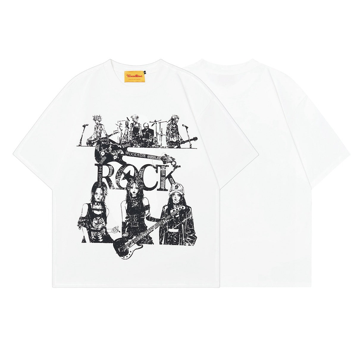 90s West Coast Hip Hop Fashion T Shirts Vintage Hip Hop Rock Teen Band Print T-Shirt
