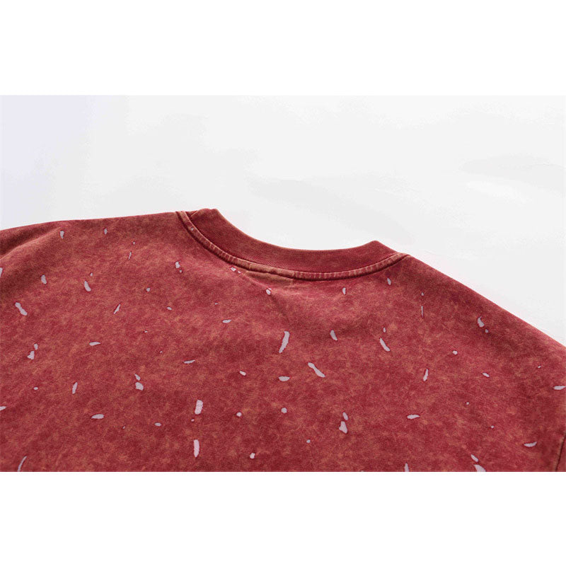 US drip outfits Summer Vintage Casual Loose Short Sleeve T-Shirts