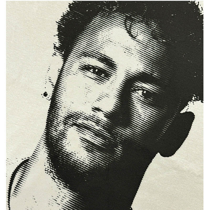 New york hip hop shop vintage neymar print short sleeve casual t-shirt