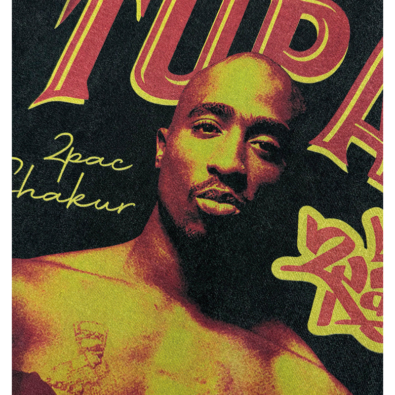 Cool t rapper vintage hip hop tupac print long sleeve short sleeve t-shirt