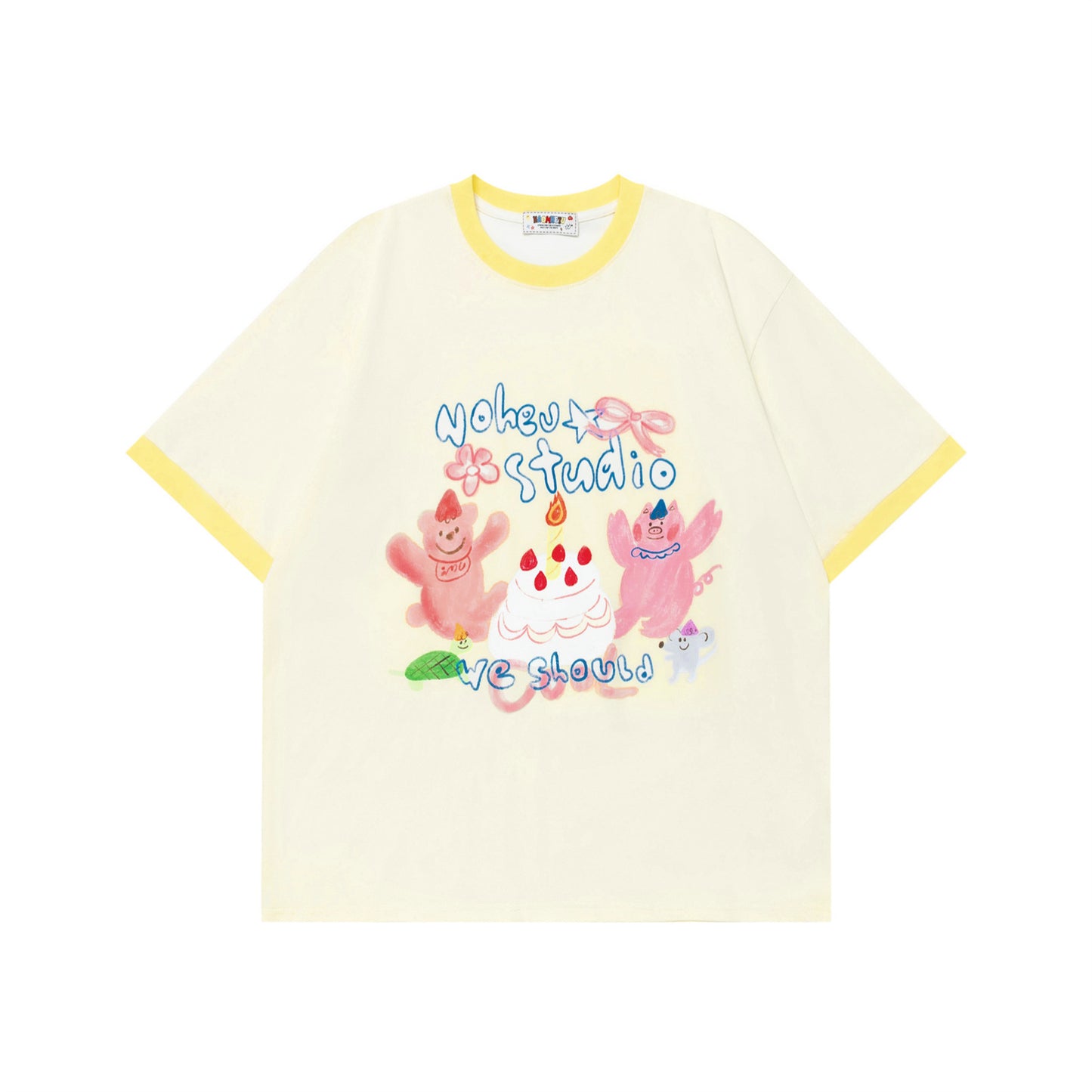 Vintage tarz t shirt vintage short sleeve t-shirt summer oversize casual top