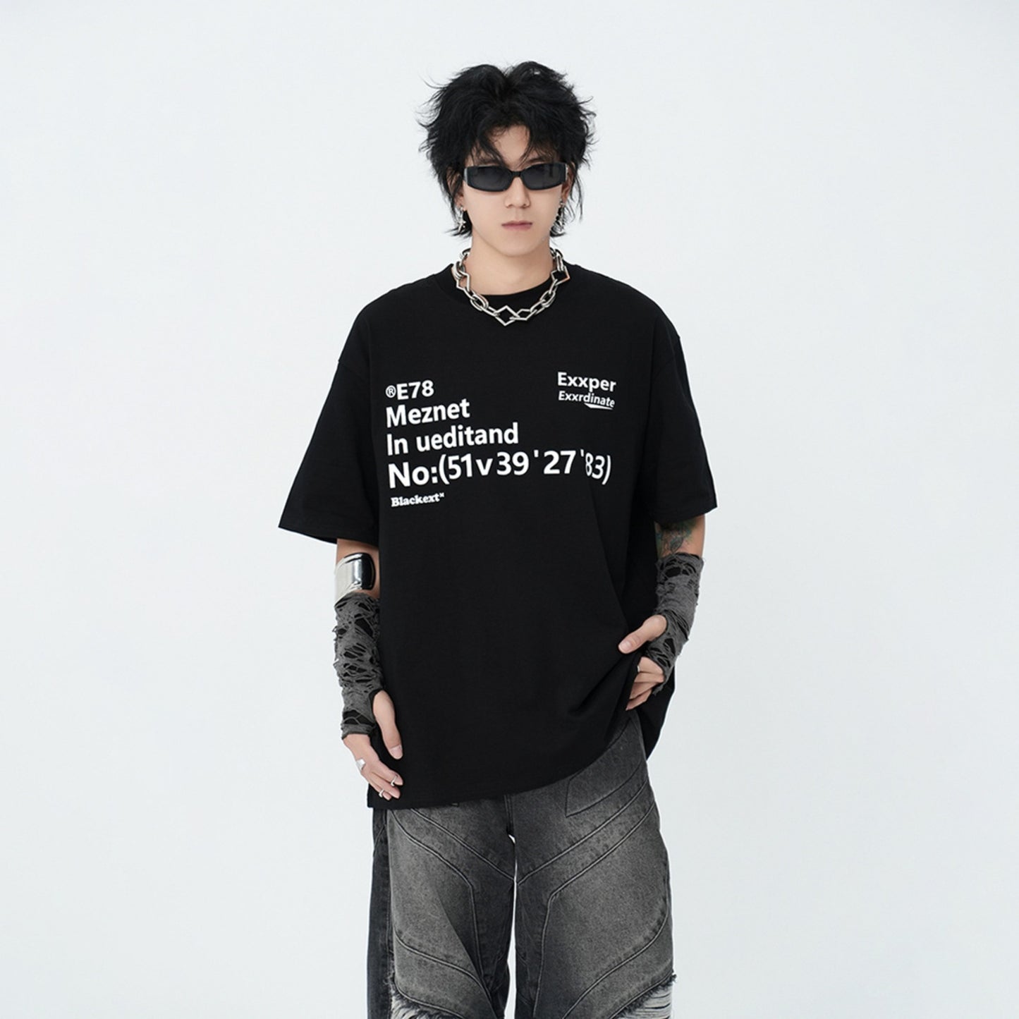 Hip hop shirt vintage t-shirt short sleeve
