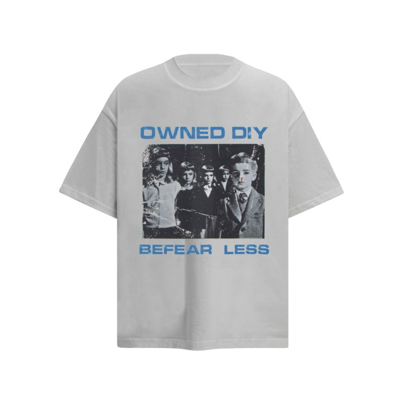 80s And 90s Vintage T Shirts Vintage Washing Water Old Fun Kids Short Sleeve T-Shirts