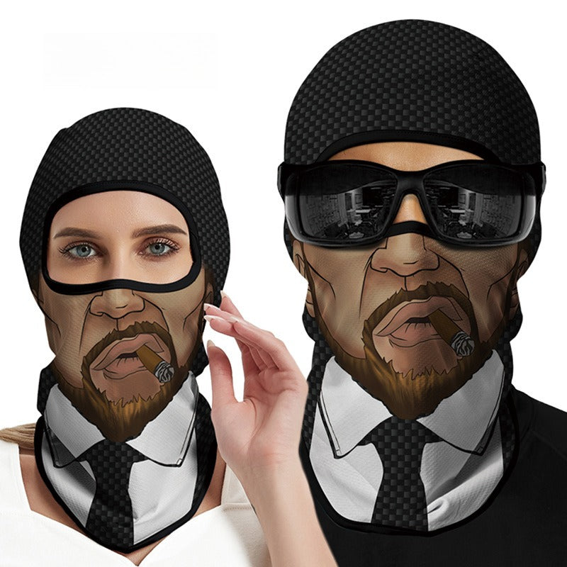 Cycling Windproof Hood Face Protection Men's and Women's