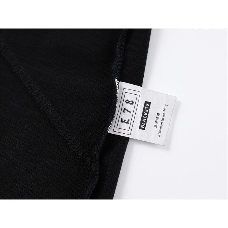 Casual Street Wear Vintage Summer Crew Neck T-Shirt Casual T-Shirt
