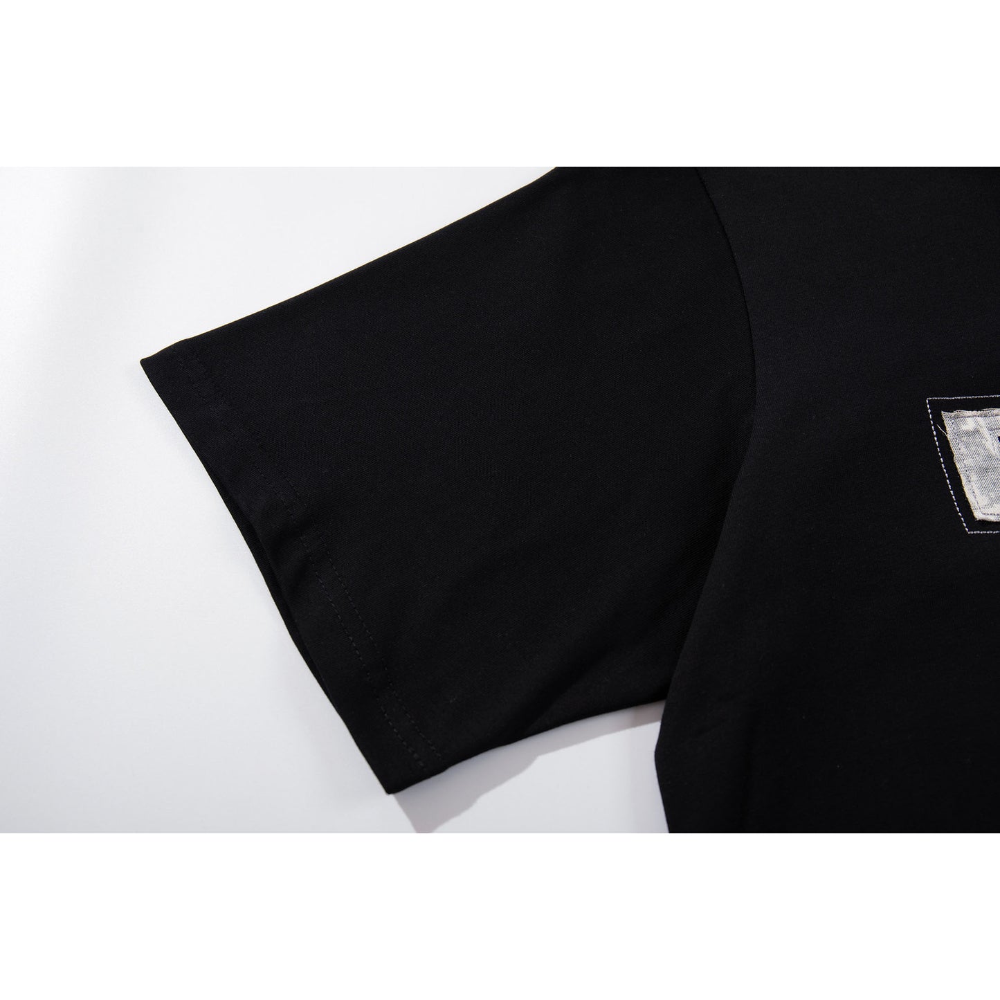 Hip hop shirt summer vintage embroidered polo shirt t-shirt short sleeve