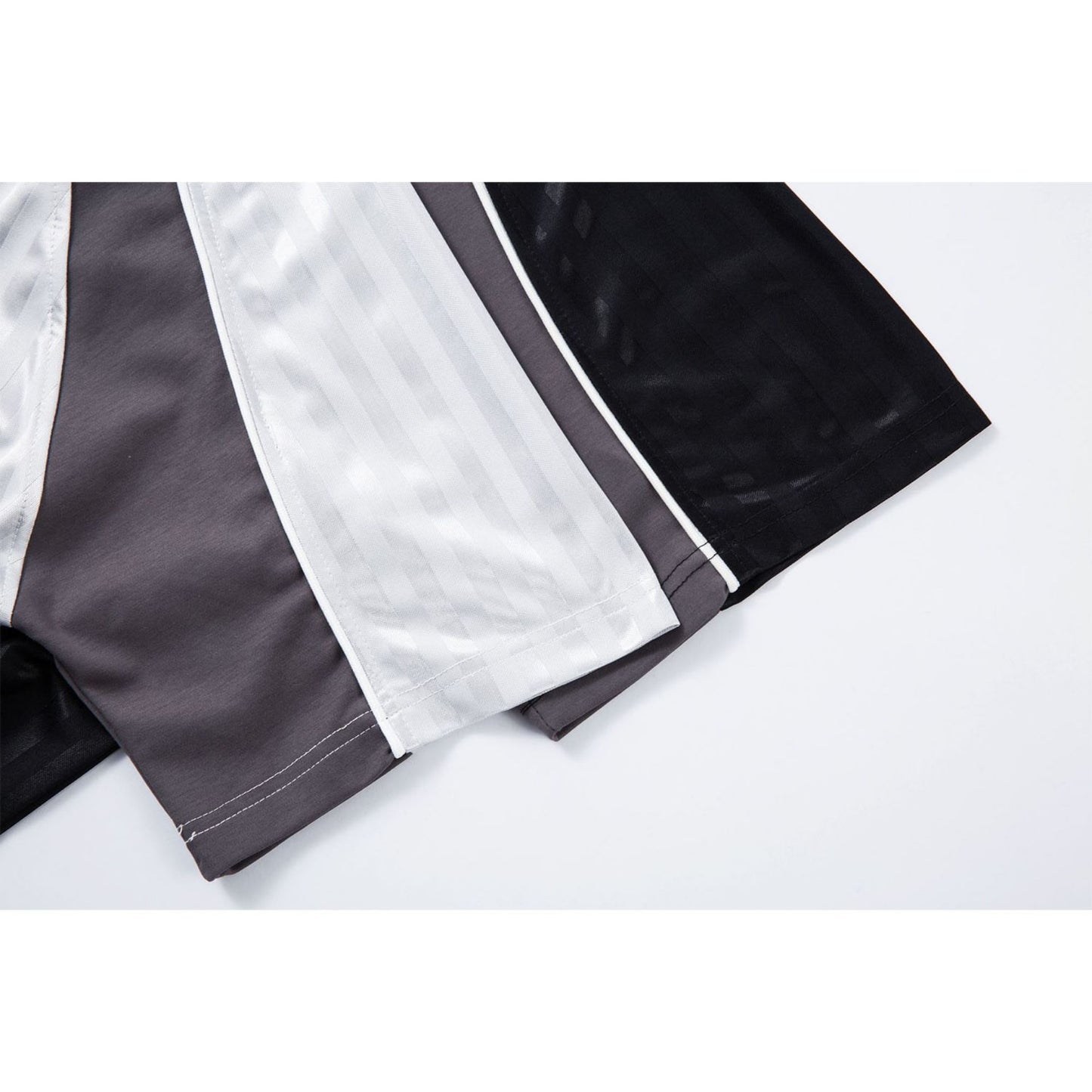 Hip Hop Clothing Summer Open Neck Sweatshirt Short Sleeve T-Shirt