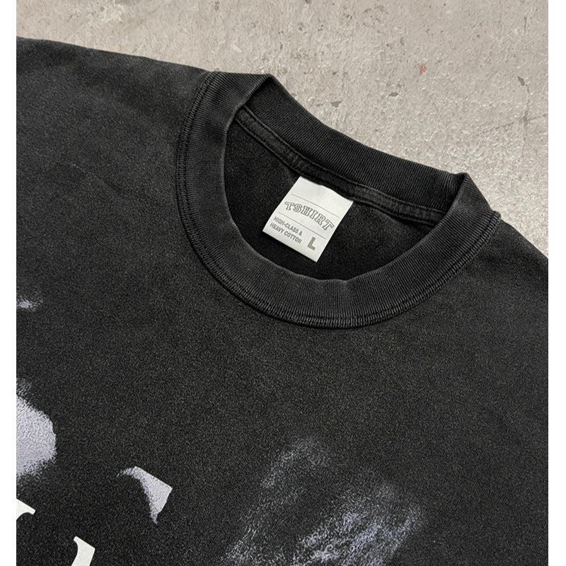New york hip hop shop vintage hip hop playbois carti print short sleeve t-shirt
