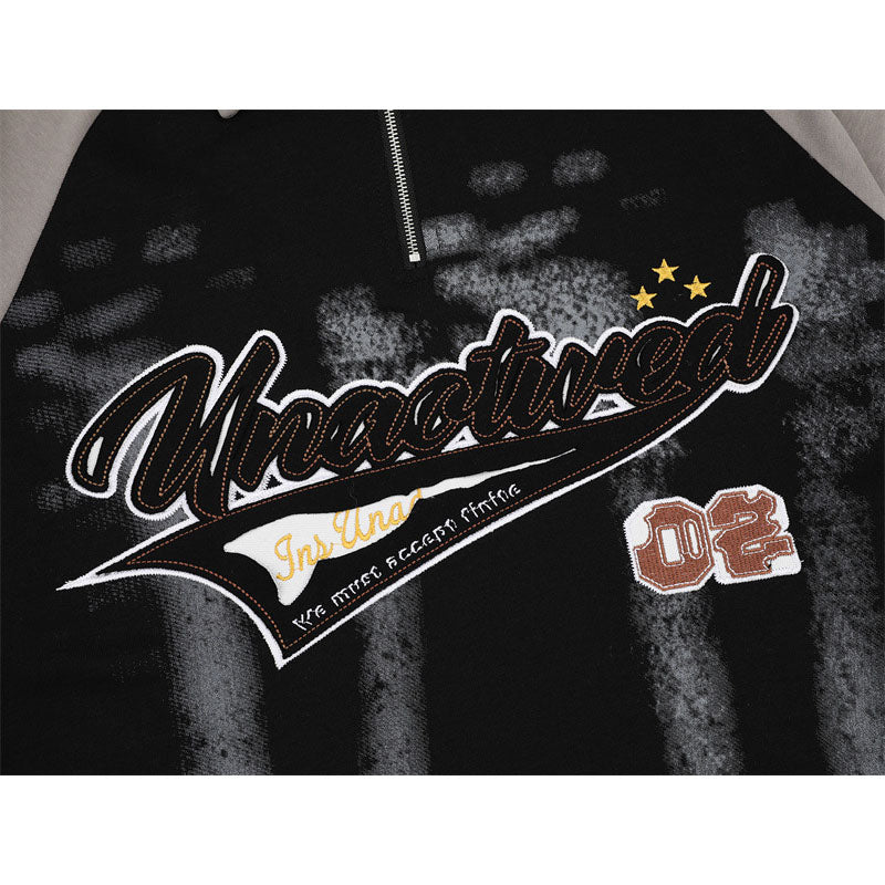 Stone Wash T shirt Retro Old Short Sleeve POLO Shirt