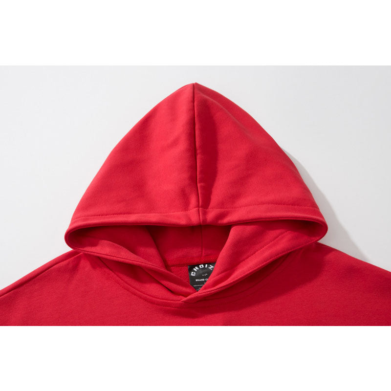 Streetwear Hoodie Alphabet Print Hooded Sweater Hip Hop Loose Jacket